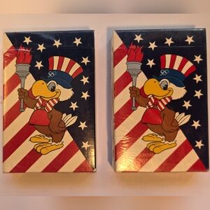 Sam the Olympic Eagle Bridge Size Playing Cards - 2 Sealed Decks